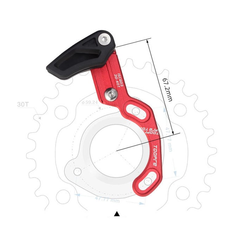 HOUSON Chain Guide, Bicycle Chain Guide Bicycle Chain Protector for Most Bicycles, Racing Bikes ISCG 03 Front Chain Guide - Image 3